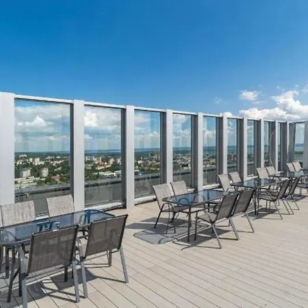 Hanza Tower Roxy Pool & Jacuzzi & Sauna Appartamento
